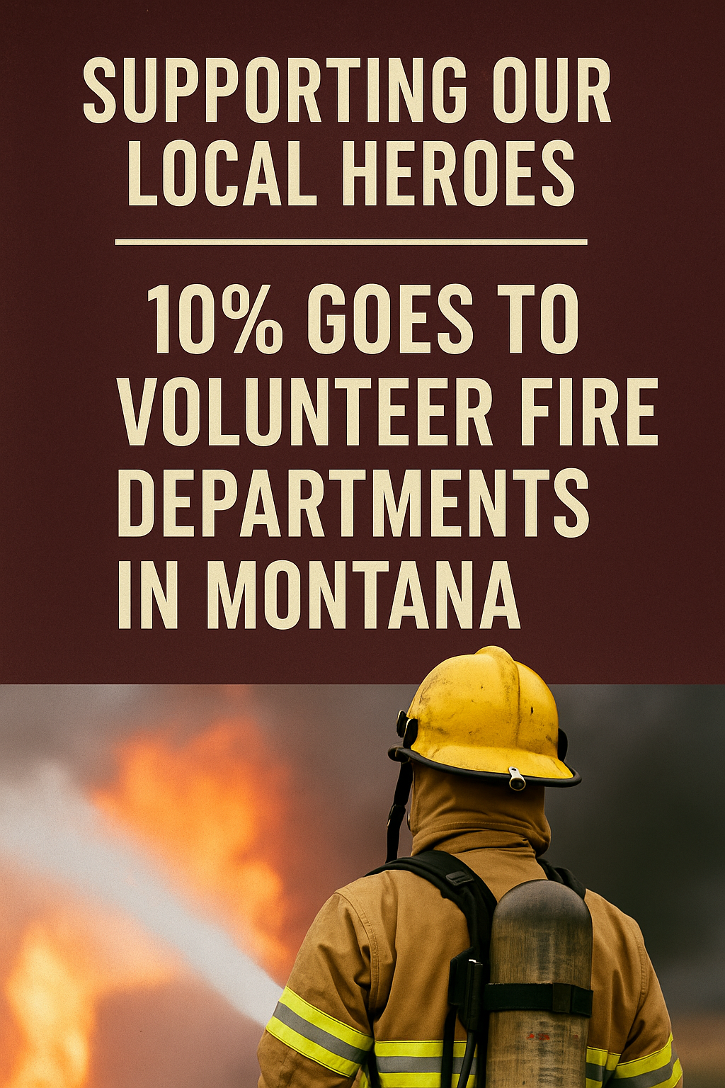 Supporting Our Local Heroes: 10% Goes to Volunteer Fire Departments in Montana