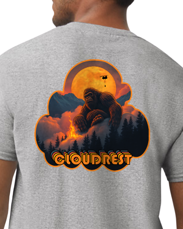 Cloudrest Fire / Incident T T-Shirt Bigfoot Sasquatch Chinook