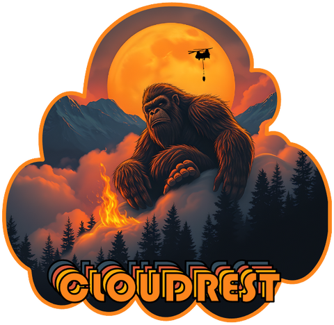 Cloudrest Fire / Incident T T-Shirt Bigfoot Sasquatch Chinook