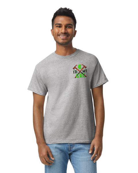 Green Rattle Complex Black Gray SS T-Shirt Bigfoot Blackhawk