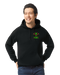 Green Rattle Complex Black Hoodie Hoody Bigfoot Blackhawk