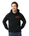Green Fire Mt. Shasta / Incident Hoodie Gildan Heavy Blend 50/50 Black