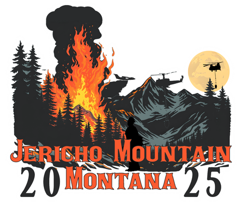 2025 Wildland Fire Stickers – Bigfoot, Blackhawk & Chinook Designs