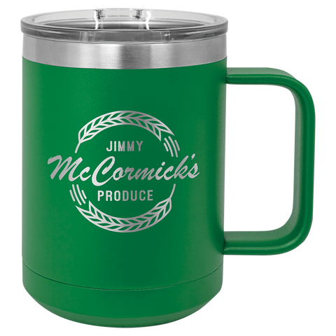 Custom Laser Engraved 15oz or 20oz Vacuum Insulated Polar Camel Coffee Mug!