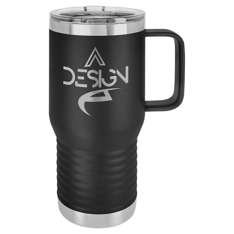 Custom Laser Engraved 15oz or 20oz Vacuum Insulated Polar Camel Coffee Mug!