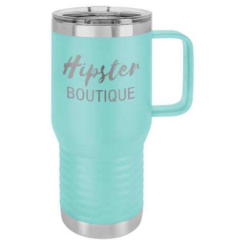 Custom Laser Engraved 15oz or 20oz Vacuum Insulated Polar Camel Coffee Mug!