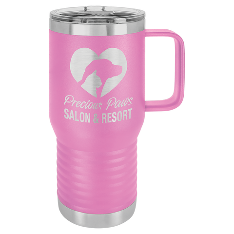 Custom Laser Engraved 15oz or 20oz Vacuum Insulated Polar Camel Coffee Mug!