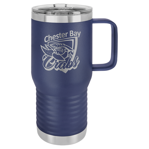 Custom Laser Engraved 15oz or 20oz Vacuum Insulated Polar Camel Coffee Mug!