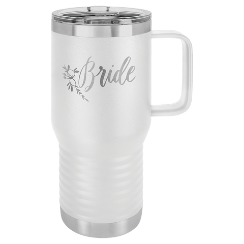Custom Laser Engraved 15oz or 20oz Vacuum Insulated Polar Camel Coffee Mug!