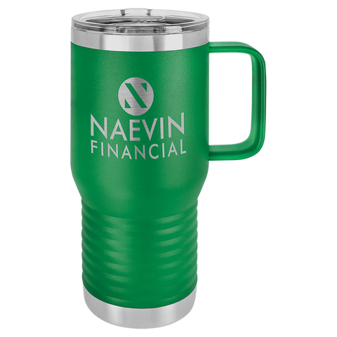 Custom Laser Engraved 15oz or 20oz Vacuum Insulated Polar Camel Coffee Mug!