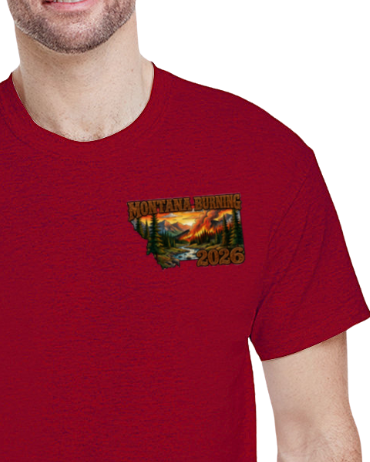 EAST SIDE FIRE RED LODGE, MT 2026 Fire/Incident T-Shirt