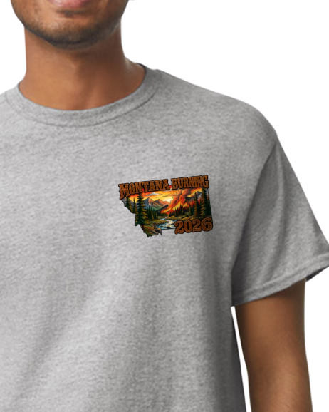 EAST SIDE FIRE RED LODGE, MT 2026 Fire/Incident T-Shirt