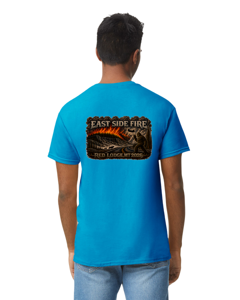 EAST SIDE FIRE RED LODGE, MT 2026 Fire/Incident T-Shirt