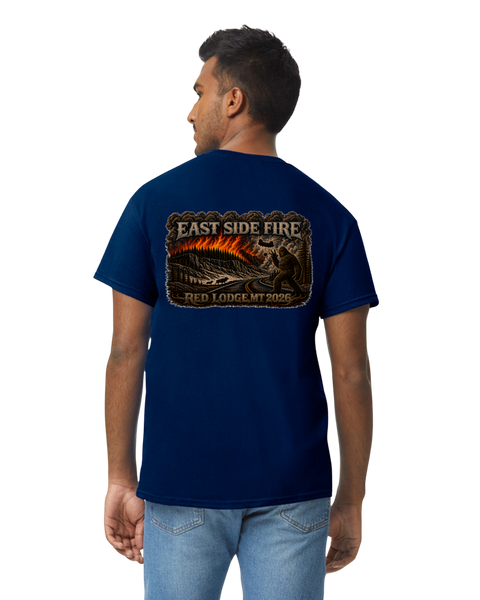 EAST SIDE FIRE RED LODGE, MT 2026 Fire/Incident T-Shirt