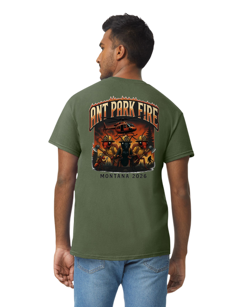 Ant Park Fire/Incident T-Shirt White Sulphur Springs MT 2026 Bigfoot Sasquatch