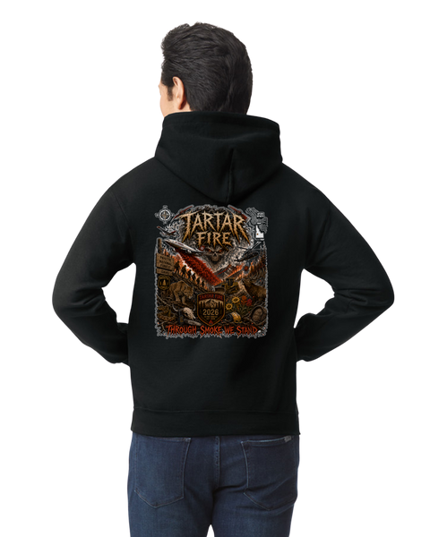 TARTAR FIRE PAYETTE NATIONAL FOREST, BOISE ID 2026 Fire Incident Hoodie ELK MOUNTAIN LION BLACKHAWK