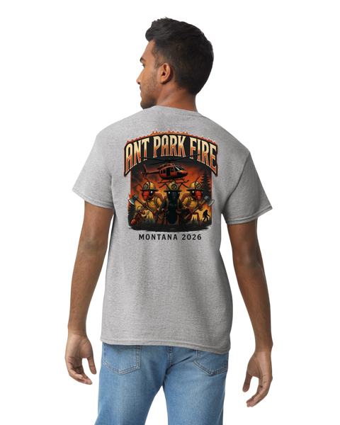 Ant Park Fire/Incident T-Shirt White Sulphur Springs MT 2026 Bigfoot Sasquatch