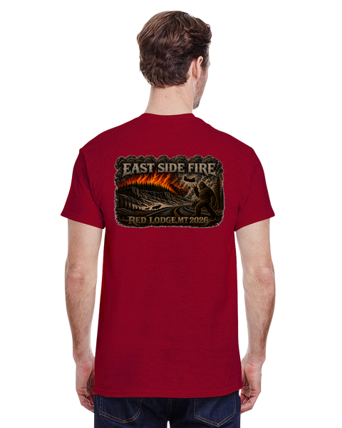 EAST SIDE FIRE RED LODGE, MT 2026 Fire/Incident T-Shirt