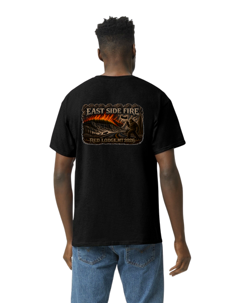 EAST SIDE FIRE RED LODGE, MT 2026 Fire/Incident T-Shirt