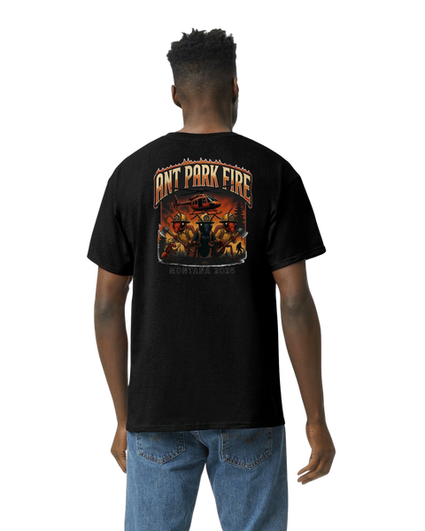 Ant Park Fire/Incident T-Shirt White Sulphur Springs MT 2026 Bigfoot Sasquatch