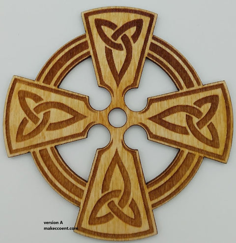 Made in Montana! Celtic Cross 2B Coaster