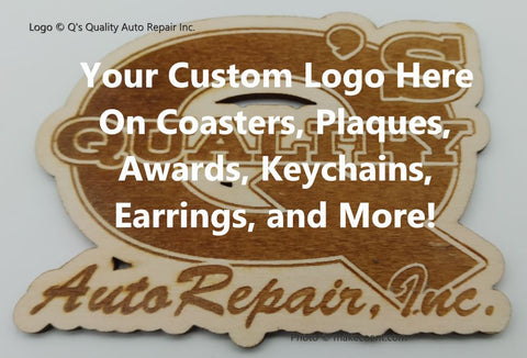 Made in Montana! Birch Custom Logo or Art Coaster