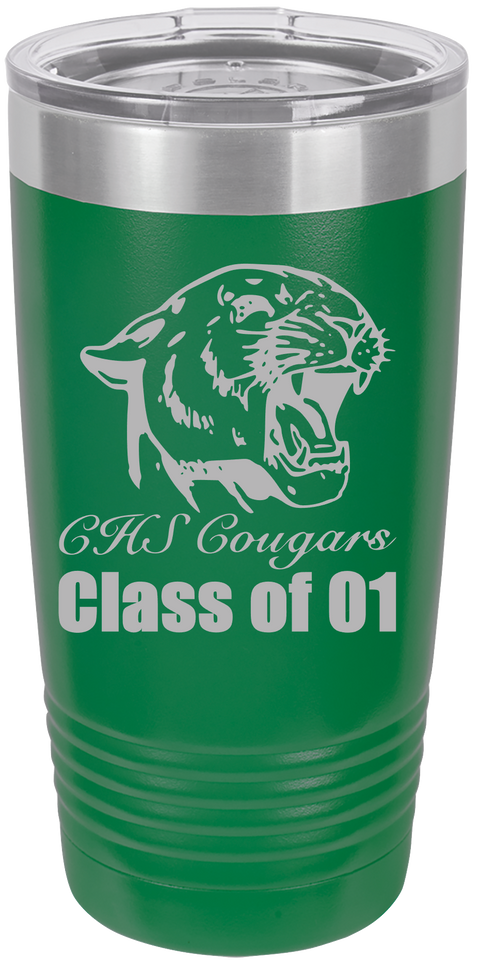 Class of ?? High School Logo 20 oz or 30 oz Polar Camel Ringneck Tumblers!