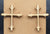 Wooden Birch Cross Earrings Made in Montana!