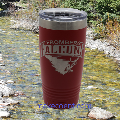 High School Logo 20 oz Polar Camel Ringneck Tumblers!