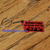 Red Rustic Montana Adventure is Waiting for You Keychain