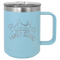 Custom Laser Engraved 15oz or 20oz Vacuum Insulated Polar Camel Coffee Mug!