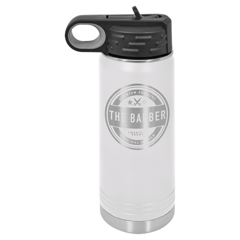 Custom Laser Engraved 20oz, Vacuum Insulated Polar Camel Water Bottle!