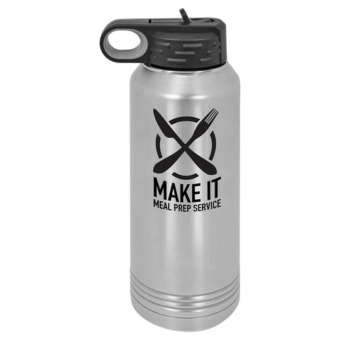 Custom Laser Engraved 32oz, Vacuum Insulated Polar Camel Water Bottle!