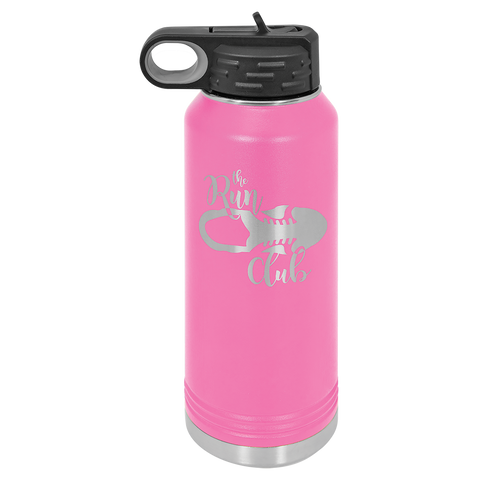 Custom Laser Engraved 32oz, Vacuum Insulated Polar Camel Water Bottle!