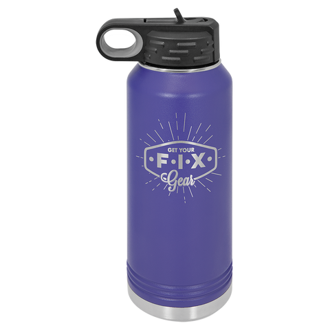Custom Laser Engraved 32oz, Vacuum Insulated Polar Camel Water Bottle!