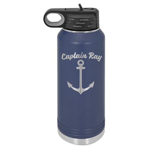 Custom Laser Engraved 32oz, Vacuum Insulated Polar Camel Water Bottle!