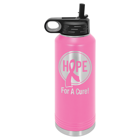 Custom Laser Engraved 40oz, Vacuum Insulated Polar Camel Water Bottle!