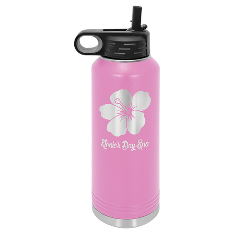 Custom Laser Engraved 40oz, Vacuum Insulated Polar Camel Water Bottle!