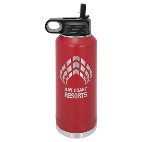 Custom Laser Engraved 40oz, Vacuum Insulated Polar Camel Water Bottle!