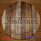 Teak Round Engraved Family Monogram Sign / Charcuterie / Cutting Board