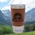 Montana Theme Polar Camel Laser Engraved Rawhide Wrapped 20oz Tumbler!
