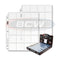 Coin Protector Album Binder Plastic Sheets Sleeves 20 Pocket x 20 Pages 2" x2''